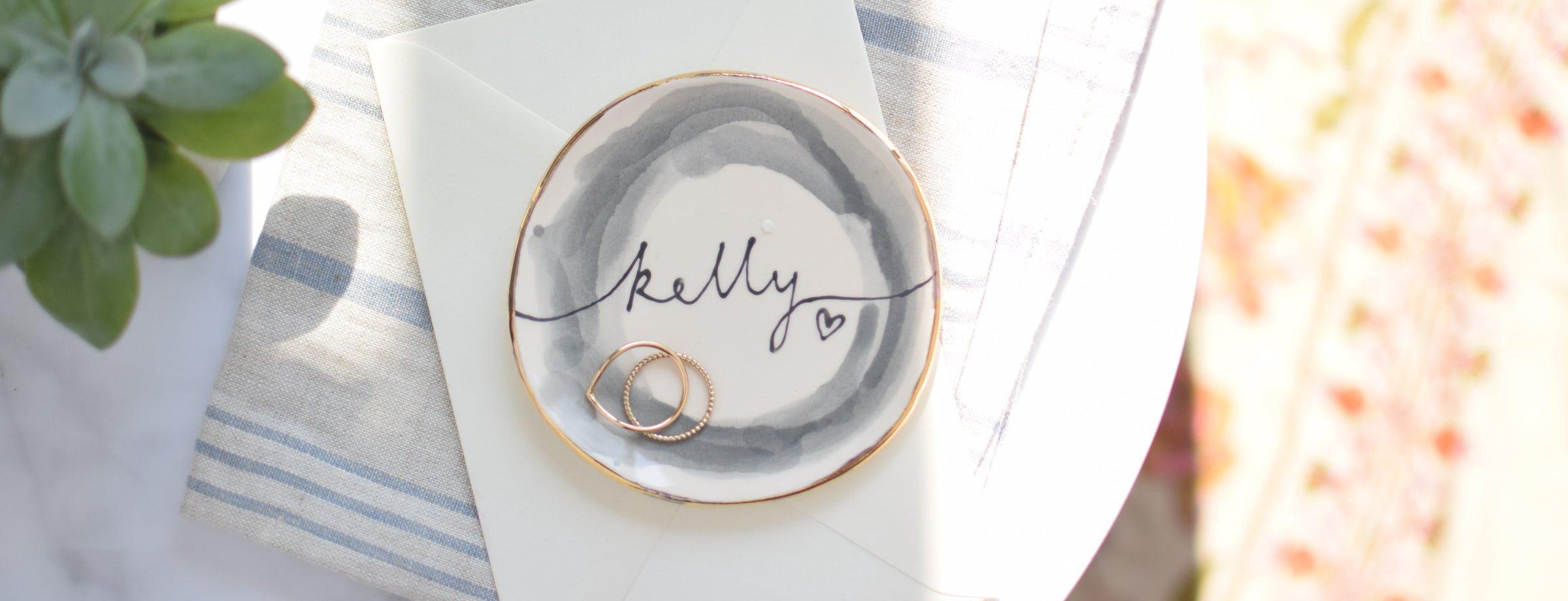 Personalised Trinket Dishes