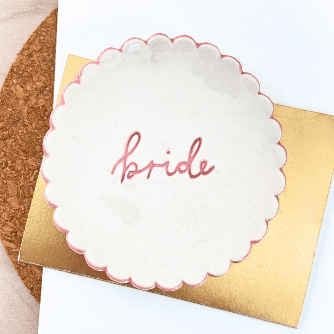 Bride Scallop Shape Trinket Dish