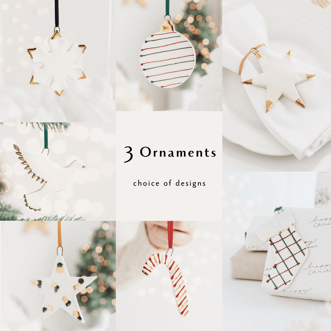 NEW 3 Christmas Ornaments