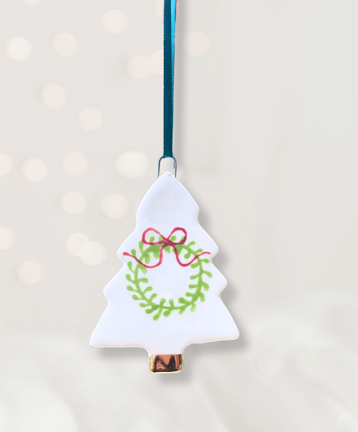 Set of 5  Christmas Tree ornaments