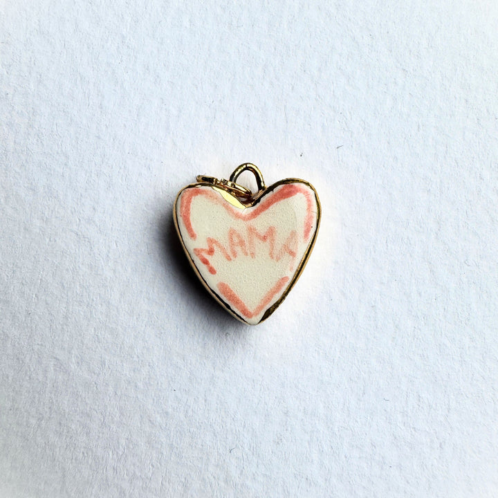 Pink Mama Heart Pendant