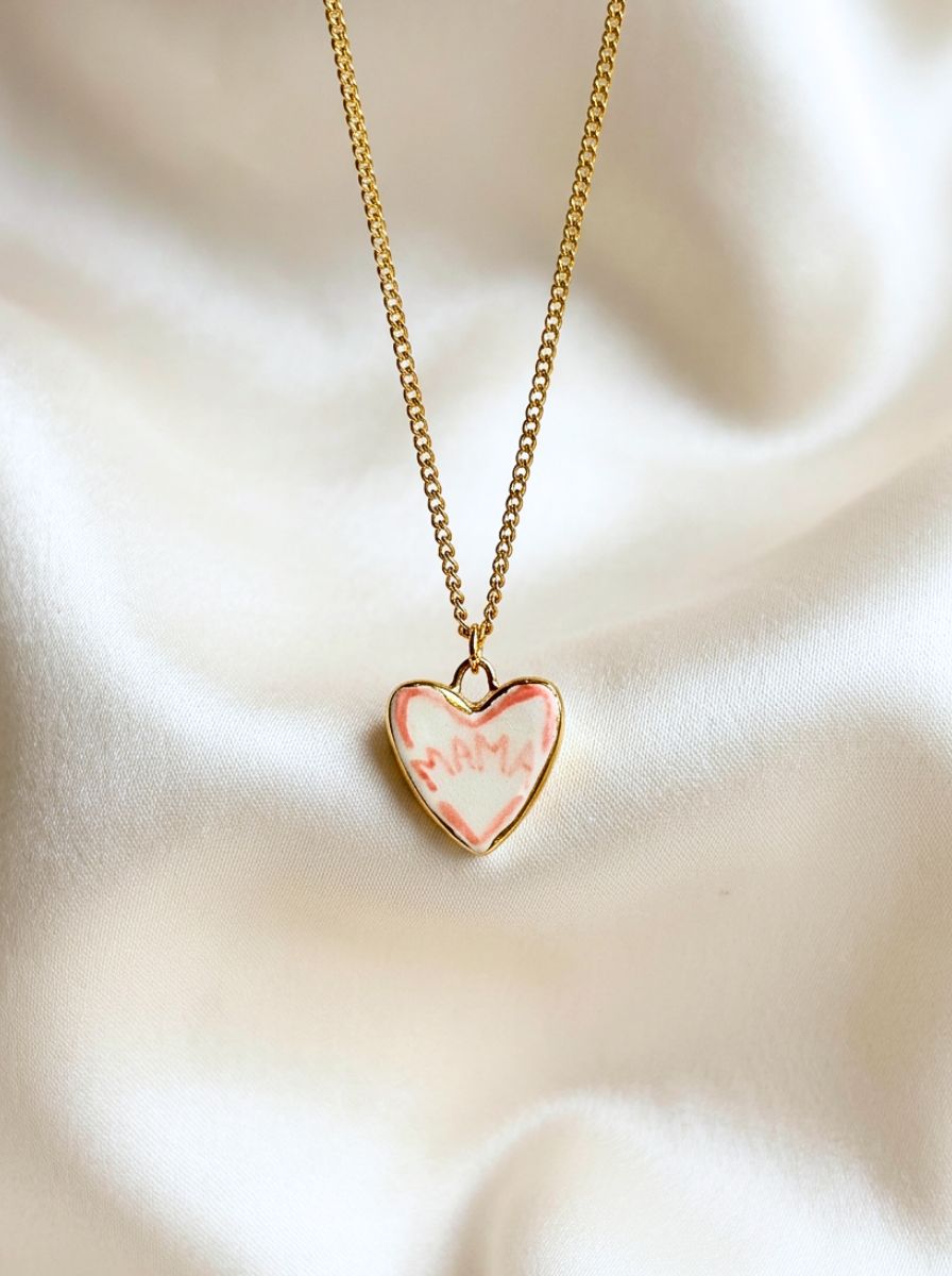 Pink Mama Heart Pendant