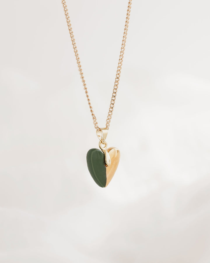 *New Colours* Heart shaped Ceramic pendant necklace