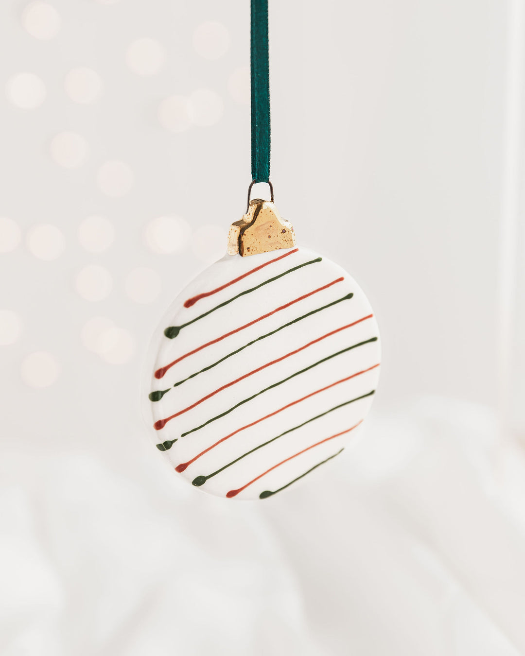 Flat Bauble Christmas Ornament