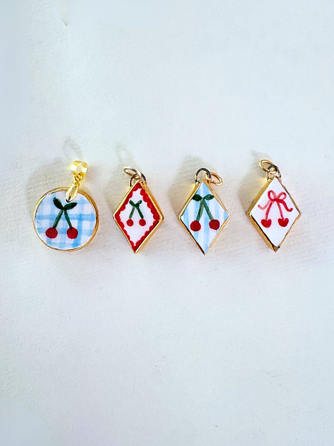 Cherry with bow Pendant