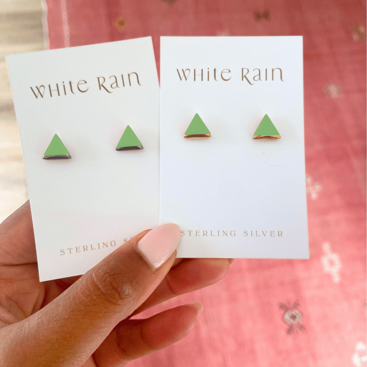 SALE Triangle Studs