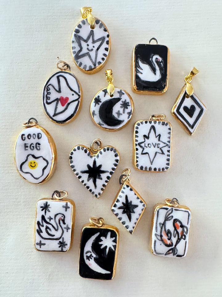 Heart with Star Pendant