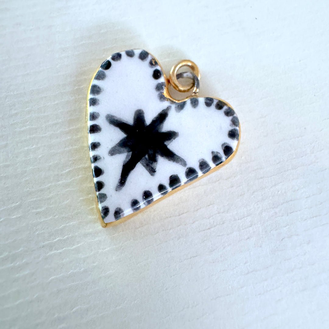 Heart with Star Pendant