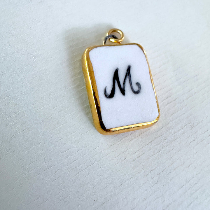 Personalised Initial Pendant - Rectangle