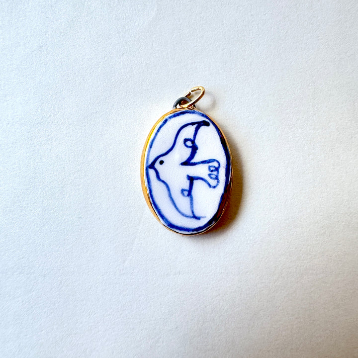 Blue Dove Pendant
