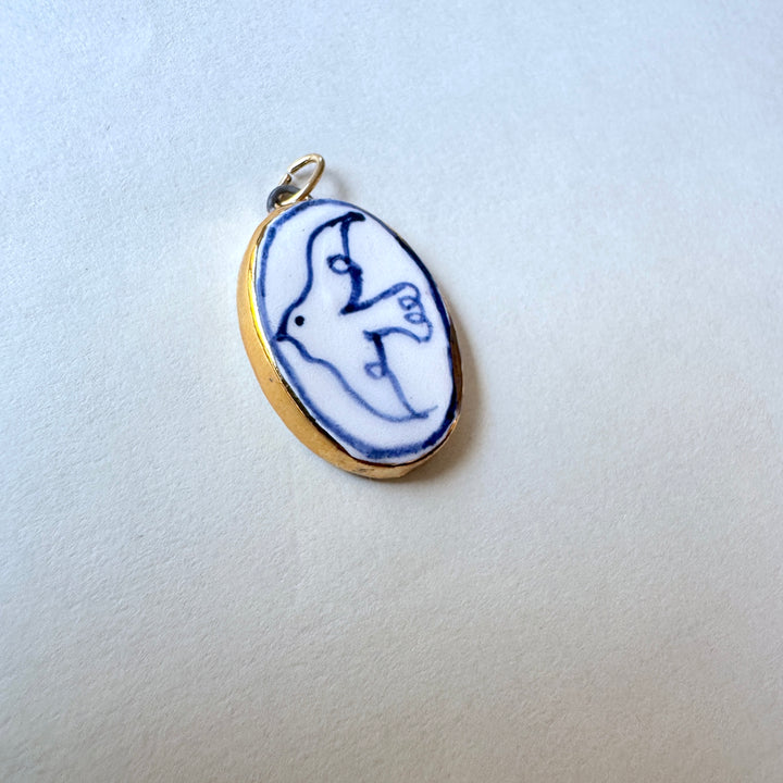 Blue Dove Pendant