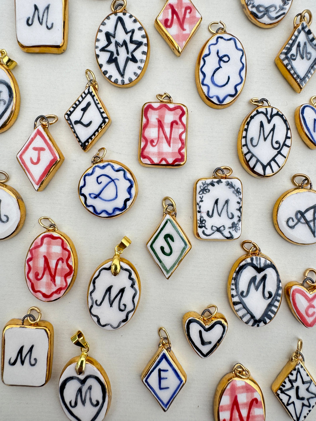 Personalised Initial Pendant - Rectangle