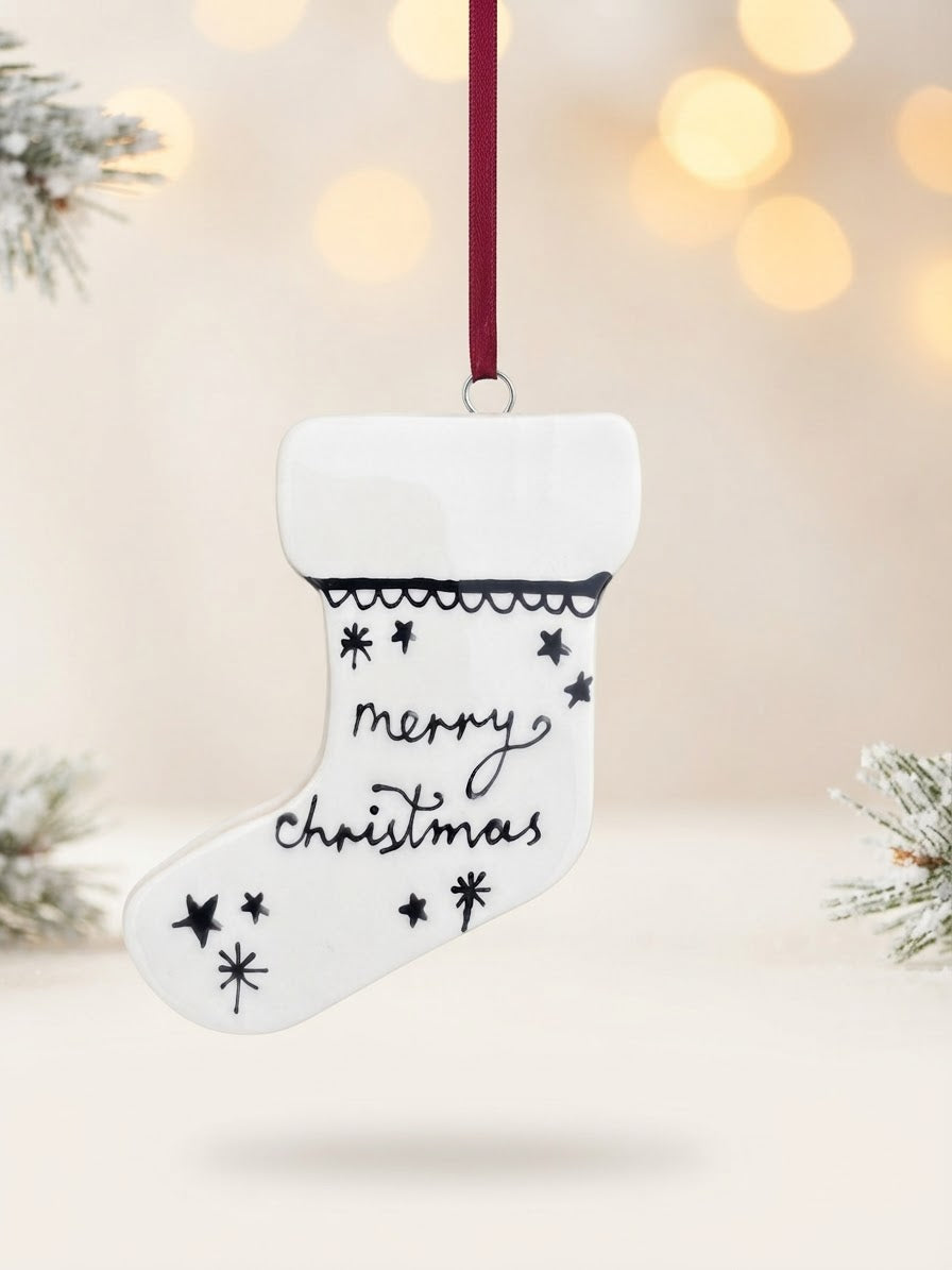 Set of 3 Merry Christmas Ornaments