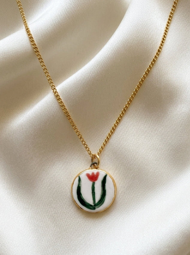 Simple Flower Pendant