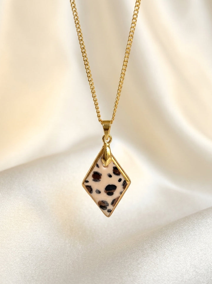 Leopard print Diamond Pendant