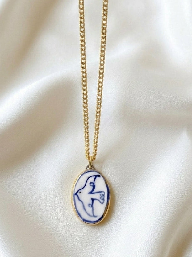 Blue Dove Pendant