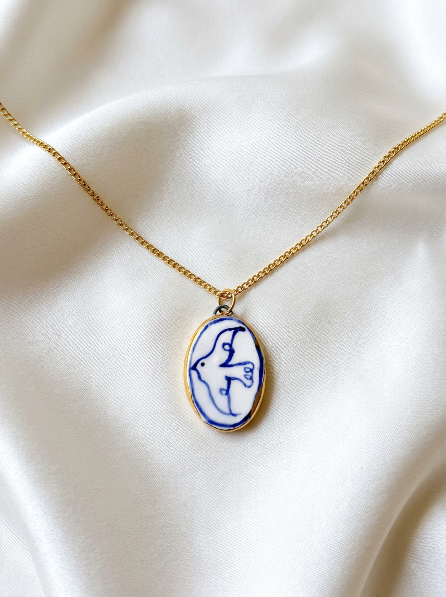 Blue Dove Pendant