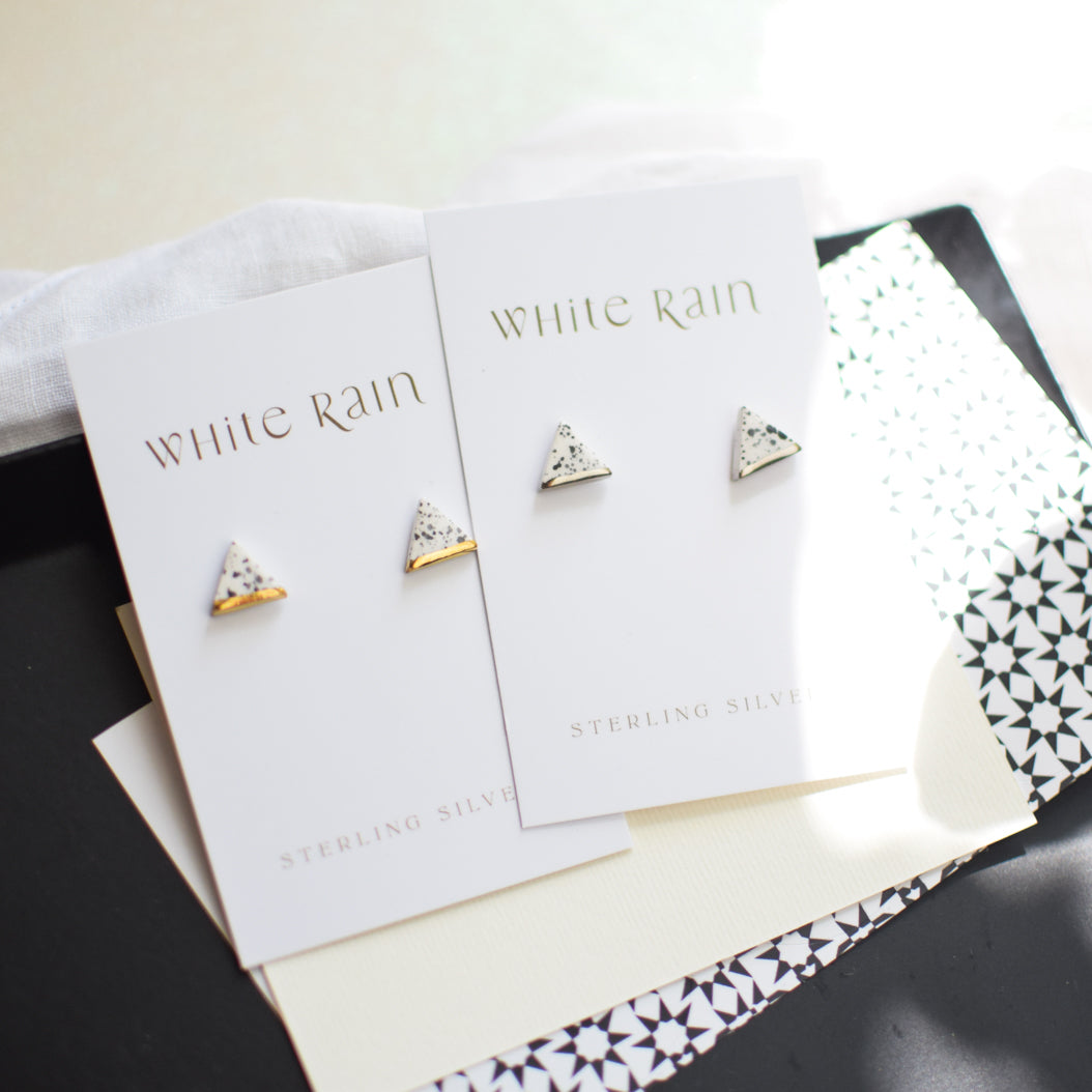 SALE Triangle Studs