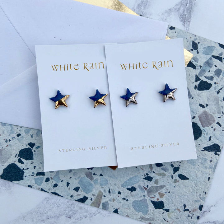 Star Ceramic Earring Studs