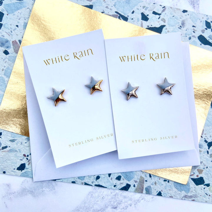 Star Ceramic Earring Studs