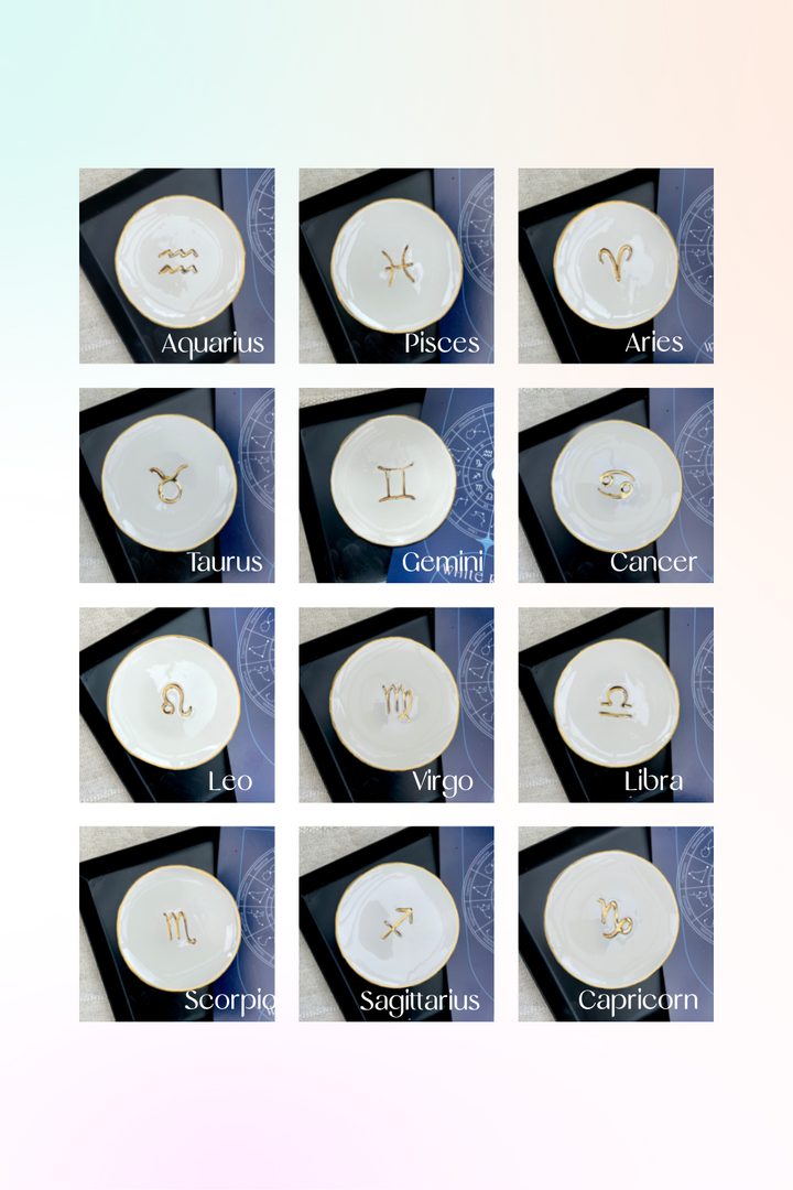 Zodiac Sign Trinket Dish