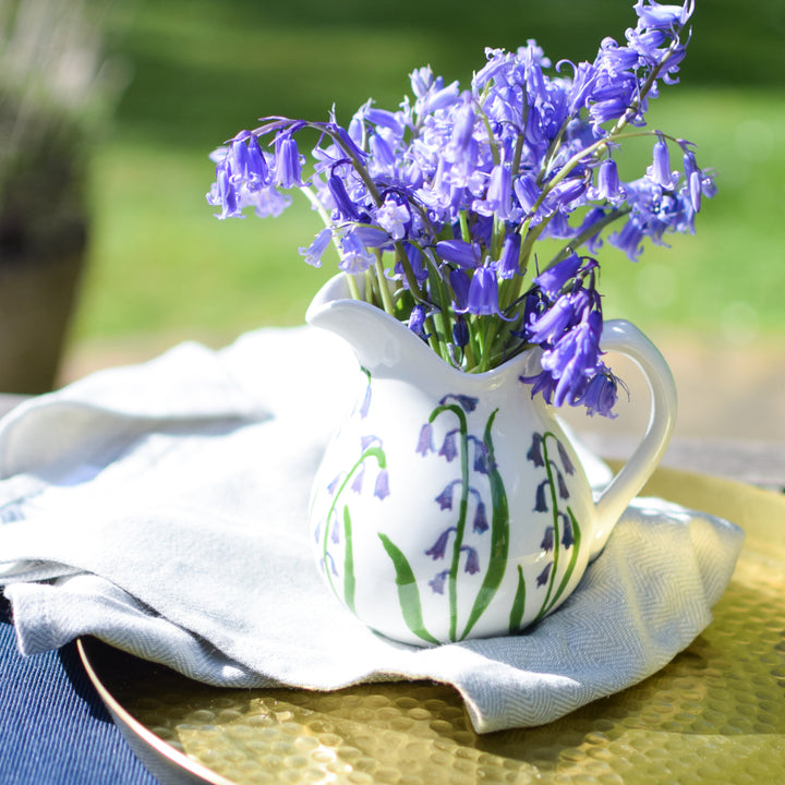 Hand painted bluebell Jug