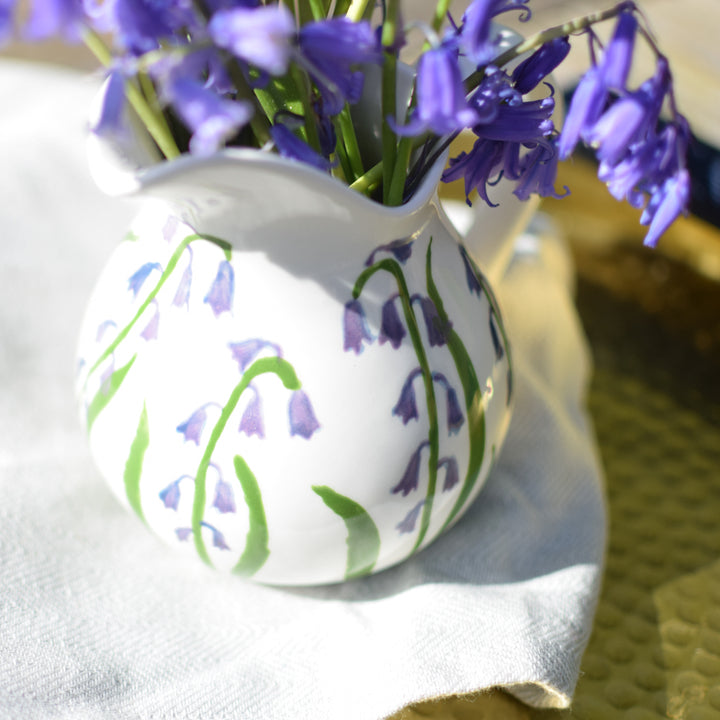 Hand painted bluebell Jug