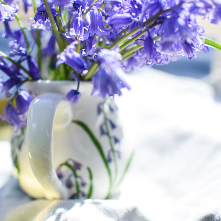 Hand painted bluebell Jug