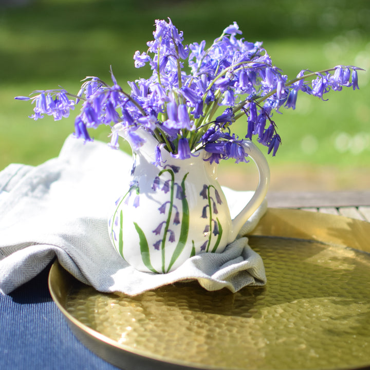 Hand painted bluebell Jug