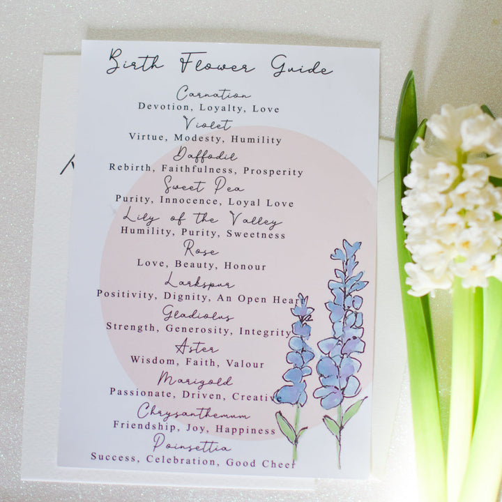 February Birth Flower Violet trinket dish