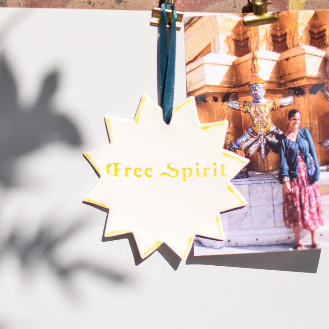 Free Spirit sun shape hanging decoration