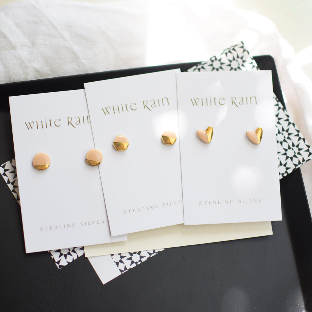 Happy Birthday Ceramic Earrings