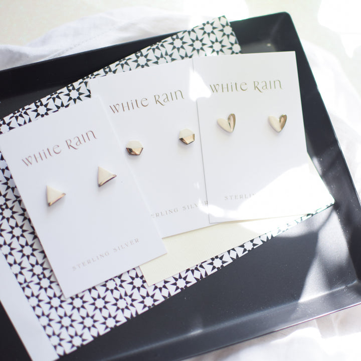 Bridal Party Gift Stud earrings with 'I couldn't say I do without you' earring cards